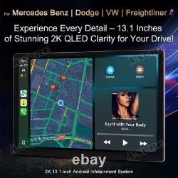 13.1 Car Stereo Für Mercedes Benz Sprinter VW Crafter Android 14 GPS CarPlay 64G