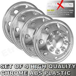 15 VW Crafter LT Chrome Wheel Trims Motorhome American Style Hub Caps x 4