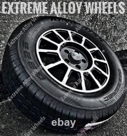 16 BMF Stealth Alloy Wheels Volkswagen Crafter 6x130 + 235/65/16 Road Tyres
