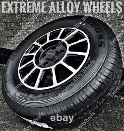 16 BMF Stealth Alloy Wheels Volkswagen Crafter 6x130 + 235/65/16 Road Tyres