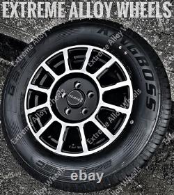 16 BMF Stealth Alloy Wheels Volkswagen Crafter 6x130 + 235/65/16 Road Tyres