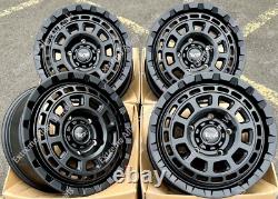 16 Black Dare TG9 Alloy Wheels Fit Volkswagen Crafter 6x130 Swamper Wheels only