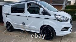 16 Black Dare TG9 Alloy Wheels Fit Volkswagen Crafter 6x130 Swamper Wheels only