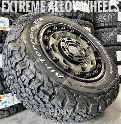 16 Black Green Alloy Wheels Volkswagen Crafter 6x130 + BF Goodrich All Terrain