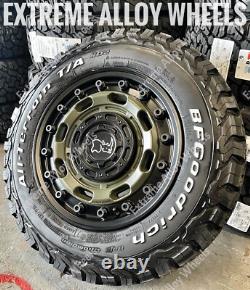 16 Black Green Alloy Wheels Volkswagen Crafter 6x130 + BF Goodrich All Terrain
