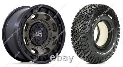 16 Black Green Alloy Wheels Volkswagen Crafter 6x130 + BF Goodrich All Terrain