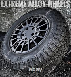 16 S Black TMS Alloy Wheels Fits Volkswagen Crafter 6x130 + General Grabbers