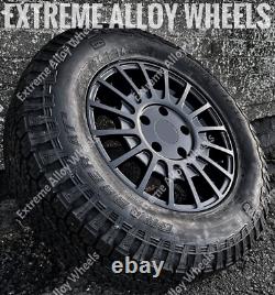 16 S Black TMS Alloy Wheels Fits Volkswagen Crafter 6x130 + General Grabbers