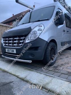 16 S Black TMS Alloy Wheels Fits Volkswagen Crafter 6x130 + General Grabbers
