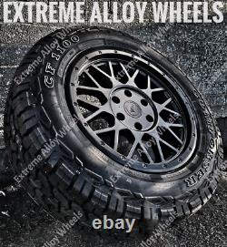 17 Black At4 Alloy Wheels Fits Volkswagen Crafter 6x130 + Comforser All Terrain