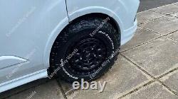 17 Black Dare TG9 Alloy Wheels Fit Volkswagen Crafter 6x130 Swamper Wheels only