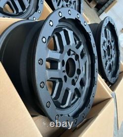 17 Black Rhino Barstow Alloy Wheels Fit Vw Crafter / Mercedes Sprinter
