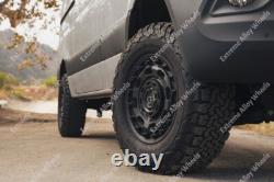 17 Black Rhino Black Atlas Van Rated Alloy Wheels For Volkswagen Crafter 6x130
