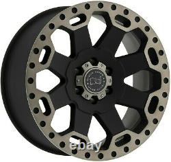 17 Black Rhino Warlord Alloy Wheels & Tyres Fits Vw Crafter & Mercedes Sprinter