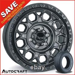 17 Tg12-hd Alloy Wheels All Terrain Tyres Vw Crafter / Mercedes Sprinter