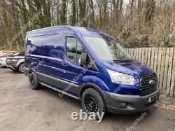 18 Black Swamper Alloy Wheels For Volkswagen Crafter 6x130 + General Grabbers