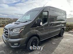 18 Black Swamper Alloy Wheels For Volkswagen Crafter 6x130 + General Grabbers