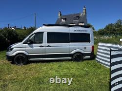 18 Black Swamper Alloy Wheels For Volkswagen Crafter 6x130 + General Grabbers