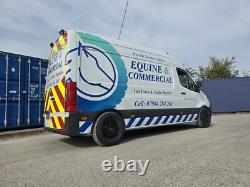 18 Black Swamper Alloy Wheels For Volkswagen Crafter 6x130 + General Grabbers