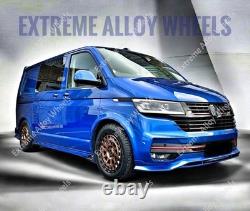 18 Bronze Swamper Alloy Wheels For Volkswagen Crafter 6x130 + General Grabber