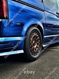 18 Bronze Swamper Alloy Wheels For Volkswagen Crafter 6x130 + General Grabber