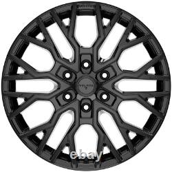 18 Velare Vlr-6t Alloy Wheels Black To Fit Mercedes Sprinter Vw Crafter 6x130