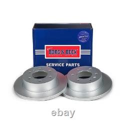 1x Brake Disc Rear Borg & Beck Fits Mercedes Sprinter 2006- VW Crafter 2006-2016