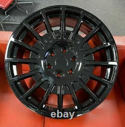 20 Tms Alloy Wheels Fit Volkswagen Crafter Mercedes Sprinter 6x130 Gloss Black