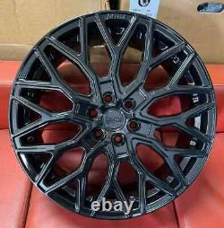 20 Velare Vlr-6v Alloy Wheels Black Fits Mercedes Sprinter Vw Crafter 6x130