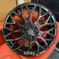 20 Velare Vlr-6v Alloy Wheels Black Fits Mercedes Sprinter Vw Crafter 6x130