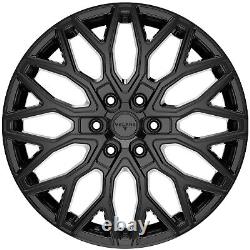 20 Velare Vlr-6v Alloy Wheels Black Fits Mercedes Sprinter Vw Crafter 6x130