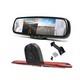 2x Rear View Reverse Brake Light Camera Kit For Mercedes Sprinter Vw Crafter Nzv