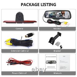 2X Rear View Reverse Brake Light Camera Kit for Mercedes Sprinter VW Crafter NZV