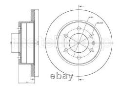 2x BRAKE DISC 23-0936 FOR VW CRAFTER/30-50/Van/Platform/Chassis/30-35/Bus 2.0L