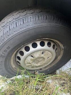 2x FRONT MERCEDES SPRINTER WHEEL AND TYRE 235-65R-16C 2015- (VW CRAFTER)