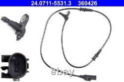2x Fits ATE 24.0711-5531.3 Sensor, wheel speed OE REPLACEMENT
