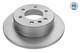 2x Meyle Pd Rear Solid Brake Discs Pair For Mercedes Vw Crafter 30-35 Crafter 30