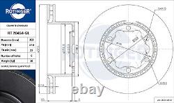 2x ROTINGER GRAPHITE BRAKE DISCS REAR-MB SPRINTER CRAFTER 30-35 30-50