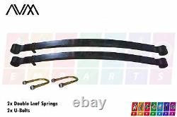 2x Rear double Leaf Springs for Mercedes Sprinter 2006-2018 with U-Bolts