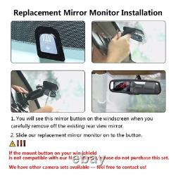 3rd Brake Light Reversing Camera +4.3'' Monitor for Mercedes Sprinter VW Crafter