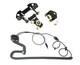 3x Top Middle Bottom + Cable/track Lwb Left Door Roller Fits Vw Crafter 2.5 Tdi