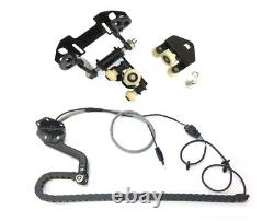 3x Top Middle Bottom + Cable/Track LWB Left Door Roller Fits VW Crafter 2.5 TDI