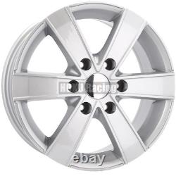 4X 16 6 spoke Wheels 1250kg SILVER 6X130 fits for Mercedes Sprinter Crafter
