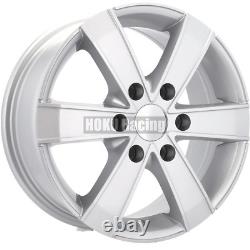 4X 16 6 spoke Wheels 1250kg SILVER 6X130 fits for Mercedes Sprinter Crafter