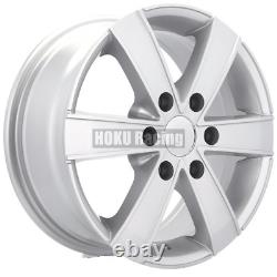 4X 16 6 spoke Wheels 1250kg SILVER 6X130 fits for Mercedes Sprinter Crafter