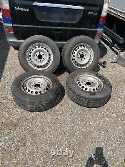 4X MERCEDES SPRINTER VW CRAFTER 16 WHEELS AND Tyres