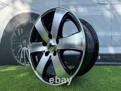 4X R16 Inch 6X130 MB Sprinter Style Black Polished Wheels Fits For Sprinter