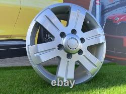4X R16 Inch 6X130 Mercedes Sprinter Style Silver Wheels Fits For Sprinter