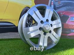 4X R16 Inch 6X130 Mercedes Sprinter Style Silver Wheels Fits For Sprinter