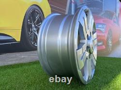 4X R16 Inch 6X130 Mercedes Sprinter Style Silver Wheels Fits For Sprinter